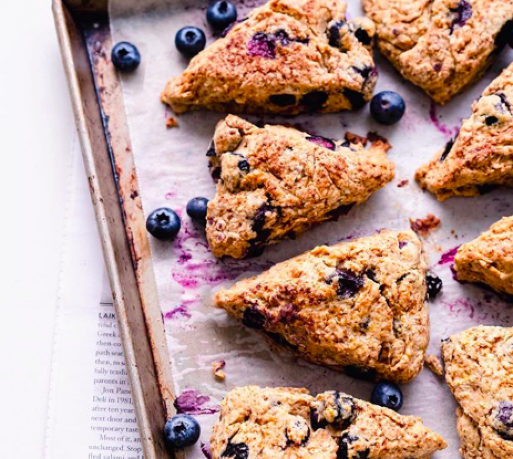 Vegan Blueberry Lemon Scones ⁣⁣ – Vegan Easy - Veganeasy.org